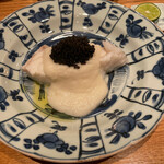 やまぐち - クエ　蕪のソース　キャビア