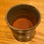 やまぐち - 栗の渋皮煮　キャラメル味のパンナコッタ　栗のソース　ココア