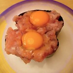 すし江戸 - うずら鉄火