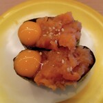 すし江戸 - サーモンユッケ