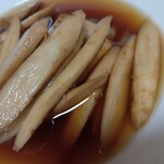 晴高どんどん市場 - ごぼうの醤油漬け（アップ）