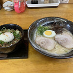 久留米ラーメン丸八 - 丸八特製豚丼セット