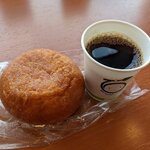 三星 - こしあんドーナツ、無料のコーヒー