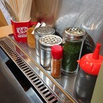 お好み焼き てっちゃん - 味変グッズ