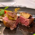 リストランテ・ベニーレベニーレ - 良質な鴨のフォアグラと牛フィレのソテー