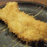 大阪串かつ　テンテコマイ - 【秋の季節串】「エリンギ」：コリッと心地よい食感！塩味が旨味を引き締めて♪