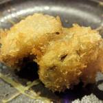大阪串かつ　テンテコマイ - 【100円串】「椎茸」：しいたげられた日は、これ食って元気出して～！