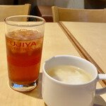 Fujiya Resutoran - アイスティー&スープ