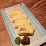 蕎麦切り 旗幟 - 出汁巻き700円