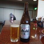 千鳥苑 お食事処 - 瓶ビール(中)650円