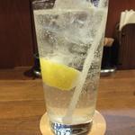 大阪串かつ　テンテコマイ - 「生サワー　レモン」：レモンのすっきり程よい果汁感！