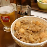 すき家 - 瓶ビールで「すき家呑み」