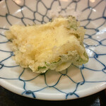 Tempura Takiguchi - ⑤平目と大葉