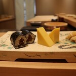 鮨 清松 - かんぴょう巻き◎デザート玉子