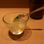 鮨 清松 - りんごのコンポートゼリー