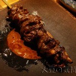 ヒヨク之トリ - 信玄鶏の塩ホルモン(￥250)