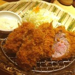 平田牧場 - カキフライ膳　ヒレカツ付