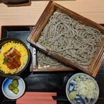 Gomasaba Takadaya - ごまそばと小丼のセット990円