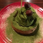 cafe12 - チーズケーキ 抹茶アイスオン