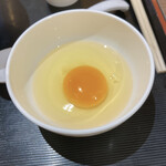 Ramen Toudai - 生卵です。（2021.10 byジプシーくん）