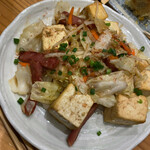 小料理 兎月 - 豆腐チャンプルー