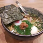 めん屋 生竜 - 「梅じそらあ麺　970円 　＋味玉　110円」