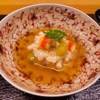 ふしきの - ⚫穴子の蓮蒸し　煮穴子　車海老