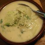 卓 - 白菜のクリーム煮その３