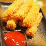 卓 - つまみハムカツその２