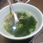 大仁門 - 定食のスープ 2021.11月