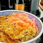 Yoshinoya - 牛丼並に紅しょうが