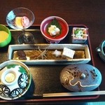 茜彩庵 山水 - 朝食の内容です。