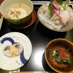 神通町　田村 - 五菜コースの前菜