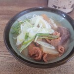 ささのや - 秋からの限定牛モツ煮込み♪