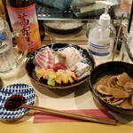 出羽鮨 - 途中・全体図。