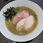 ヌードルキッチン テラコスタ - 朝ラー 煮干し塩ローストミートトッピング600円