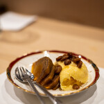 うを徳 - 2021.11 黒あま柿 ラムレーズン 自家製アイスクリーム