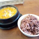 韓国料理 玉ちゃんの家 - タッケジャン＆五穀米