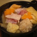 青森産シャモロックモモ肉のちゃんこ鍋