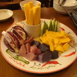 青森PR居酒屋 りんごの花 - 青森産野菜の盛り合わせ