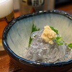 旬魚菜 しら川 - 生シラス　しらすがピンピンです