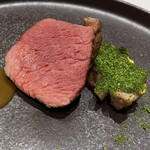 Takumi - ・仔羊のロース肉のロティ ・香草パン粉をまとった仔羊のバラ肉 