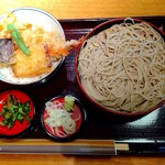 蕎麦酒処つきじ庵 - 天丼セット