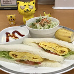 エムズハウス - 玉子サンドは、こんな感じ