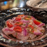 トラットリア・フランチェスカ - 地魚のカルパッチョ