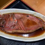 鈴女 - まぐろ刺身と金目鯛煮魚定食
