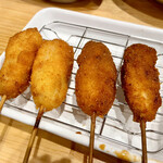 ぶっち - 豚ロース串カツ　ソース・味噌