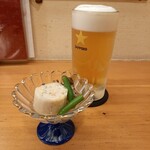 Saketosakana Bansai - ビール 560円