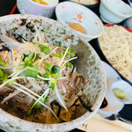 Sobazenseki Sunaba - 太刀魚の焙り刺丼膳