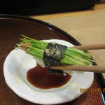 すし処　巌 - 芽ネギ